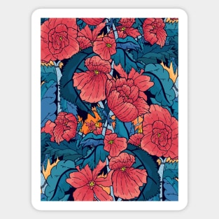The floral flowers Sticker